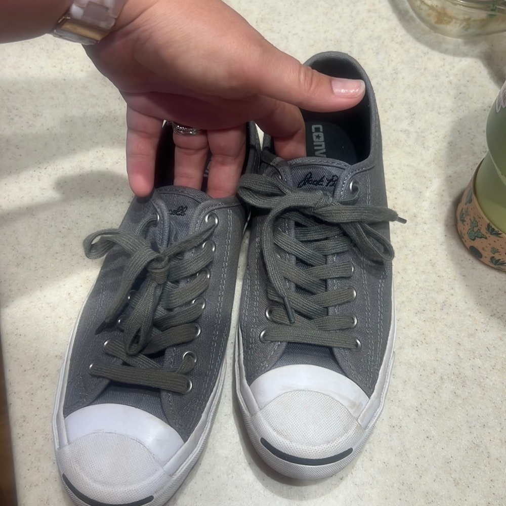 Gray converse Jack percells women’s 10